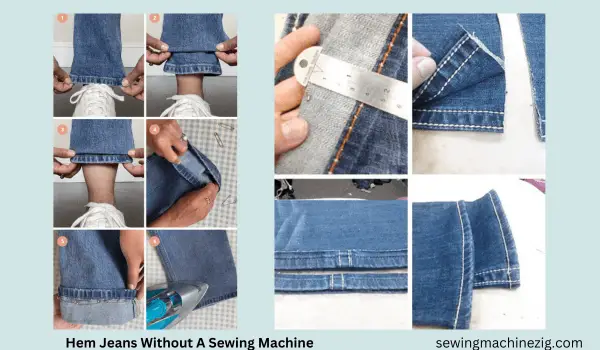 Hem Jeans Without A Sewing Machine