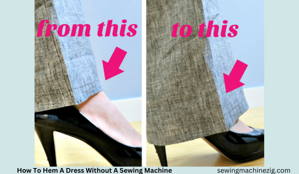 How To Hem A Dress Without A Sewing Machine