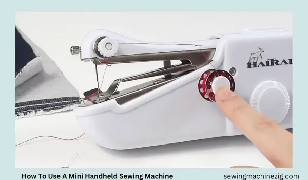 How To Use A Mini Handheld Sewing Machine