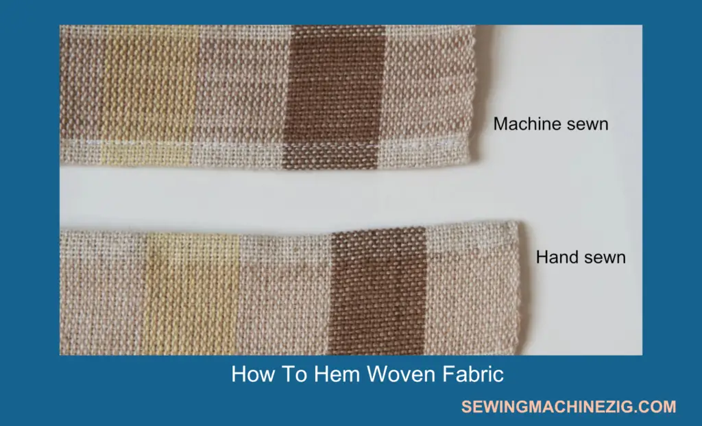 How To Hem Woven Fabric