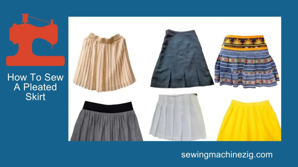 How To Sew A Pleated Skirt