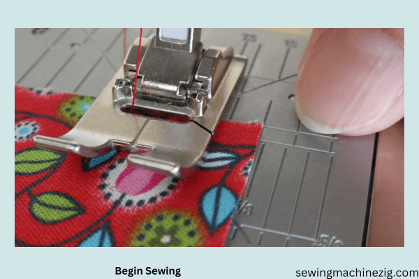 Begin Sewing