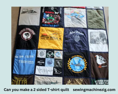 Can You Make A 2 Sided T-Shirt Quilt