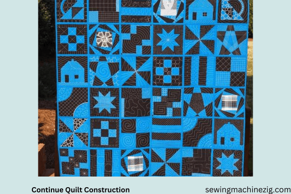 Continue Quilt Construction