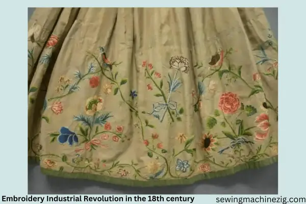Embroidery Industrial Revolution In The 18th Century