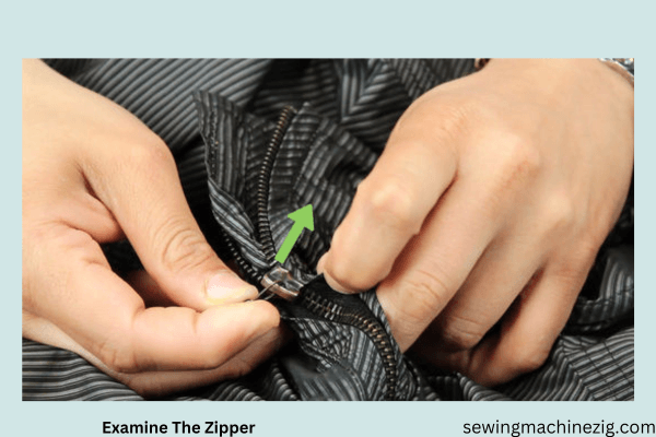 Examine The Zipper