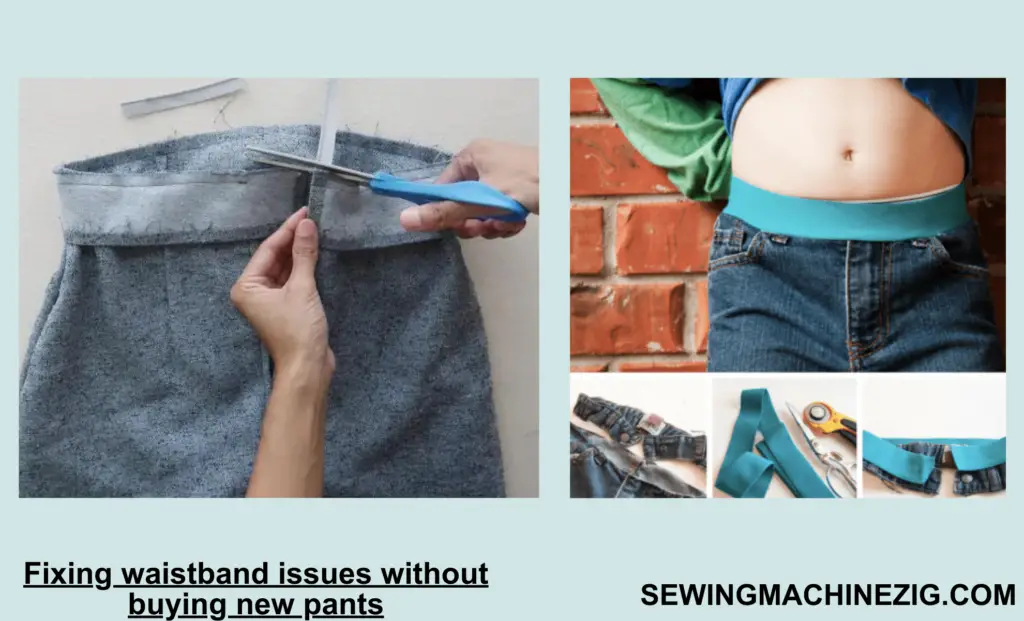 Fixing waistband issues without buying new pants