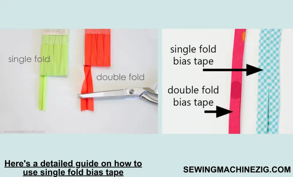 Here's a detailed guide on how to use single fold bias tape