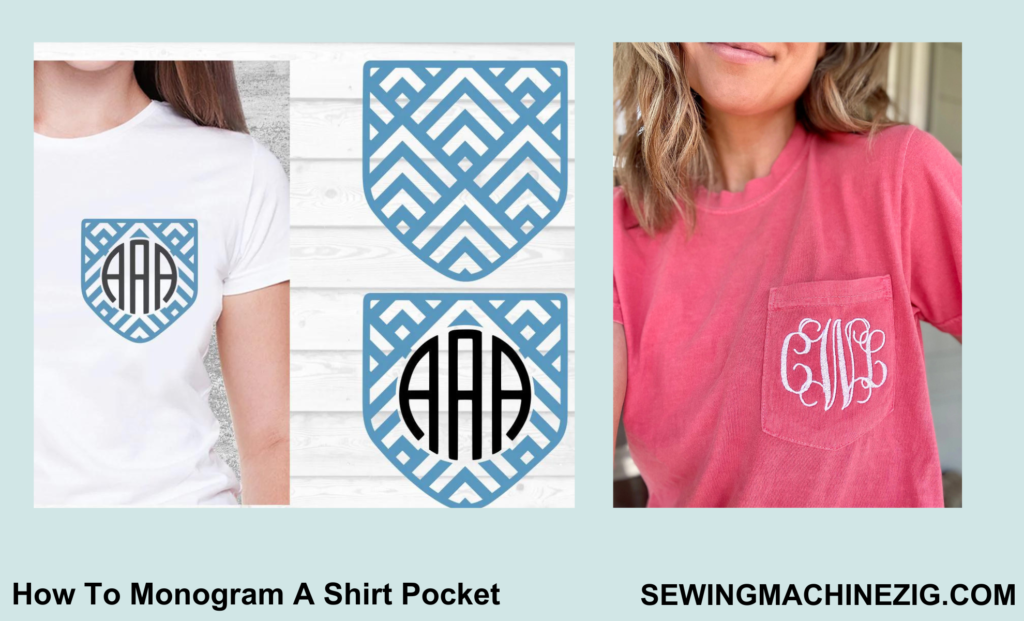 How To Monogram A Shirt Pocket