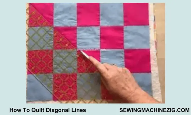 How To Mark Diagonal Quilt Lines