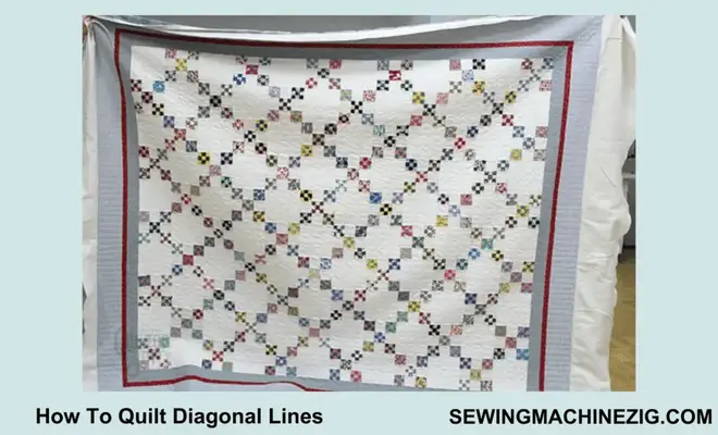 How To Quilt Diagonal Lines On A Longarm