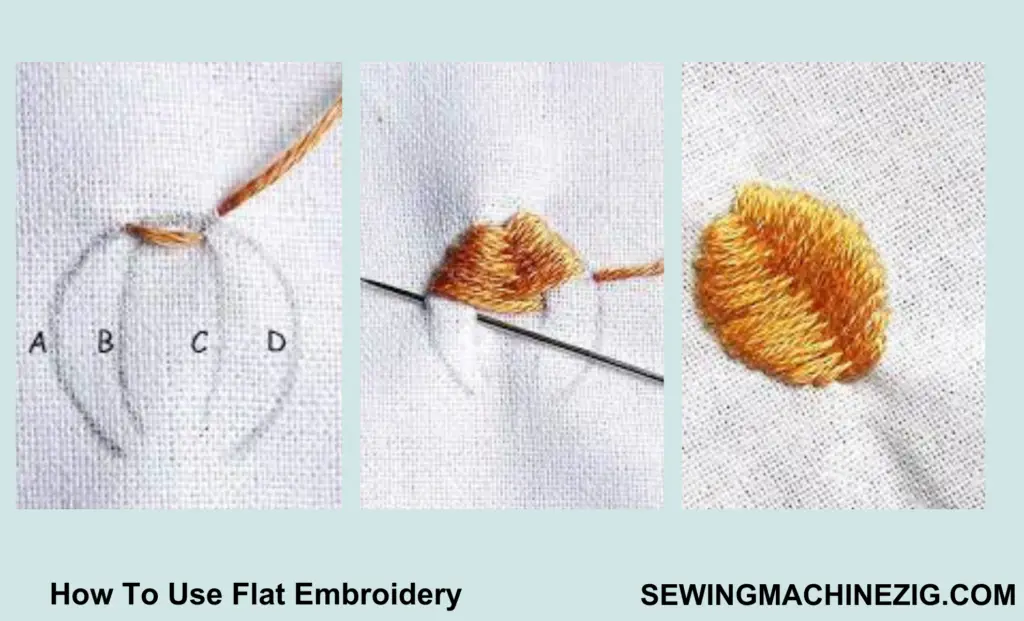 How To Use Flat Embroidery