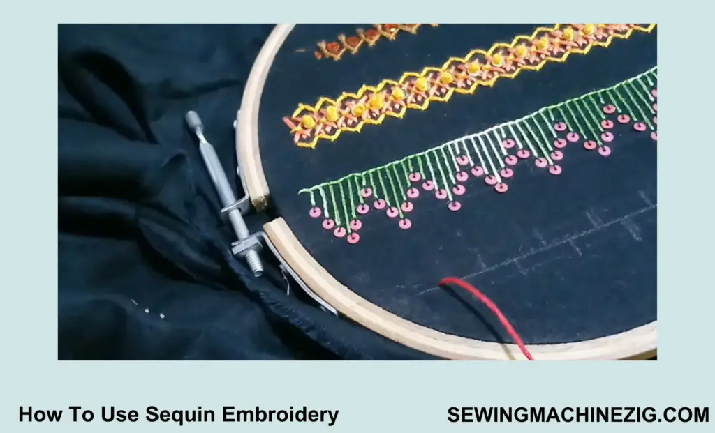 How To Use Sequin Embroidery