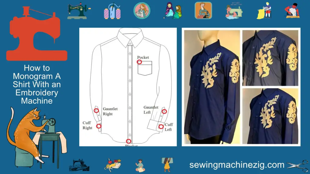 How to Monogram A Shirt With an Embroidery Machine