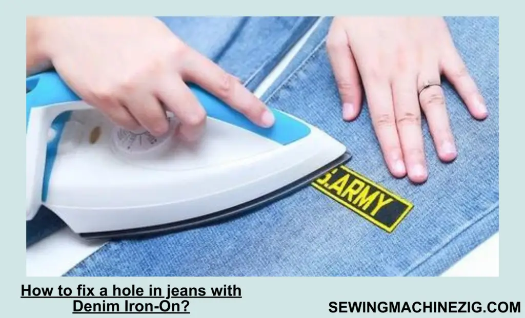 How to fix a hole in jeans with Denim Iron-On