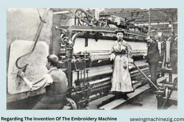 Regarding The Invention Of The Embroidery Machine