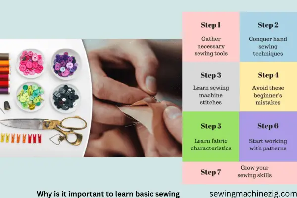 Why is it important to learn basic sewing