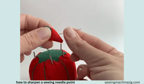 How To Sharpen A Sewing Needle Point