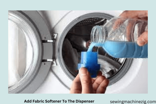 Add Fabric Softener To The Dispenser