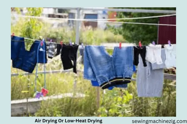 Air Drying Or Low-Heat Drying