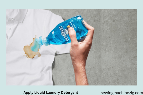 Apply Liquid Laundry Detergent