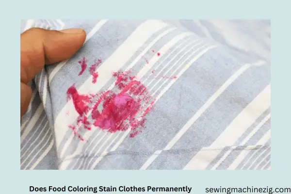 Does Food Coloring Stain Clothes Permanently