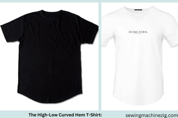 The High-Low Curved Hem T-Shirt