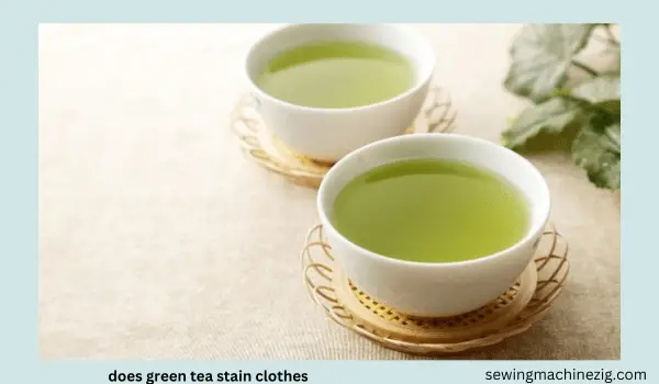 does green tea stain clothes