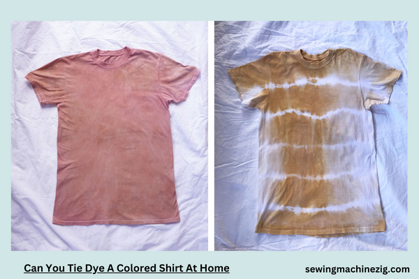 Can You Tie Dye A Colored Shirt At Home