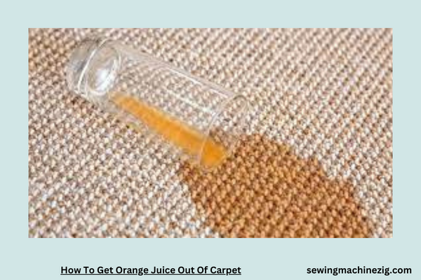 How To Get Orange Juice Out Of Carpet