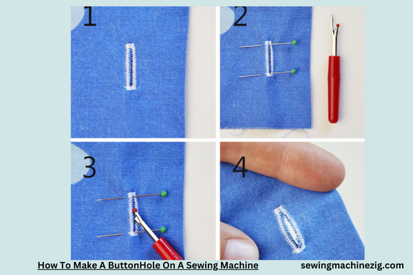 How To Make A ButtonHole On A Sewing Machine 1