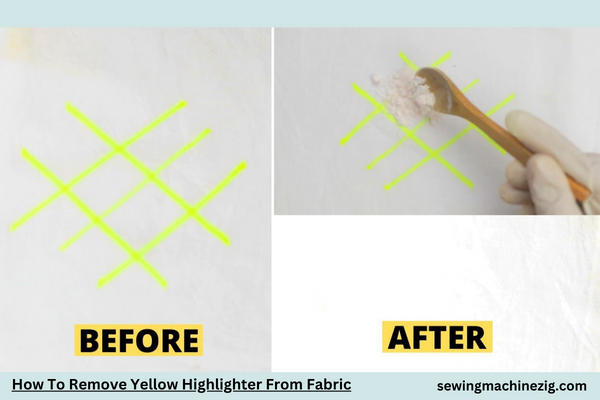 How To Remove Yellow Highlighter From Fabric