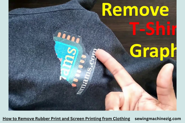 How to Remove Rubber Print and Screen Printing from Clothing