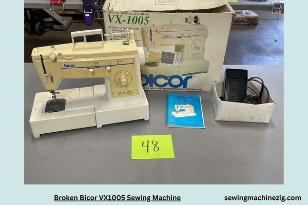 Broken Bicor VX1005 Sewing Machine