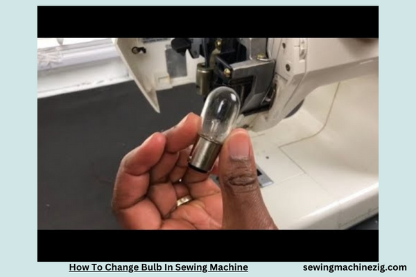 How To Change Bulb In Sewing Machine