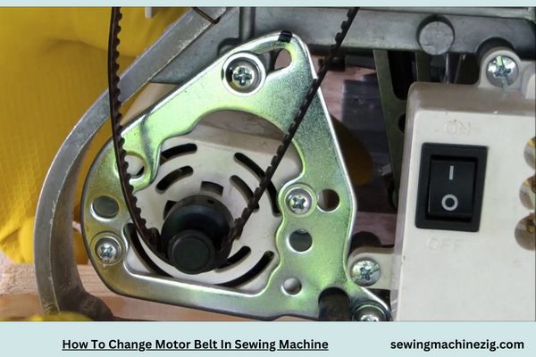 How To Change Motor Belt In Sewing Machine