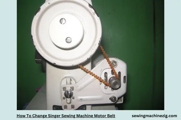 How To Change Singer Sewing Machine Motor Belt 1