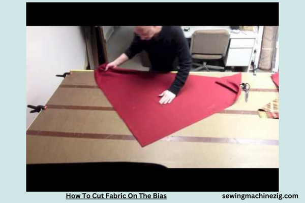 How To Cut Fabric On The Bias 1