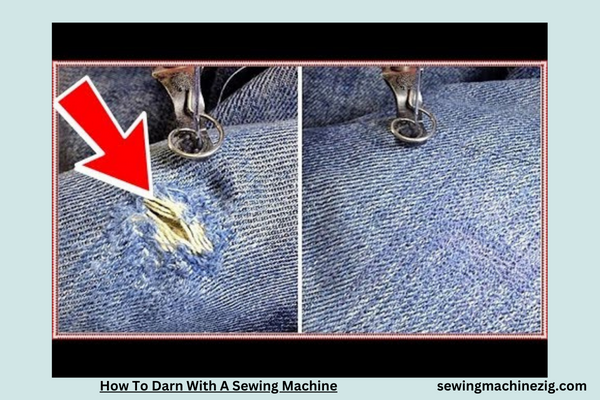 How To Darn With A Sewing Machine 1