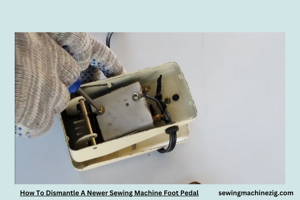 How To Dismantle A Newer Sewing Machine Foot Pedal