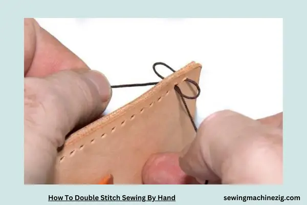 How To Double Stitch Sewing By Hand