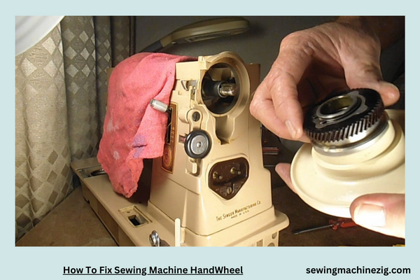 How To Fix Sewing Machine HandWheel 1