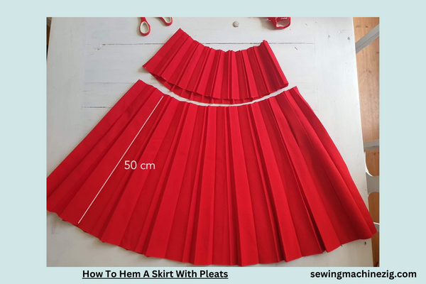 How To Hem A Skirt With Pleats