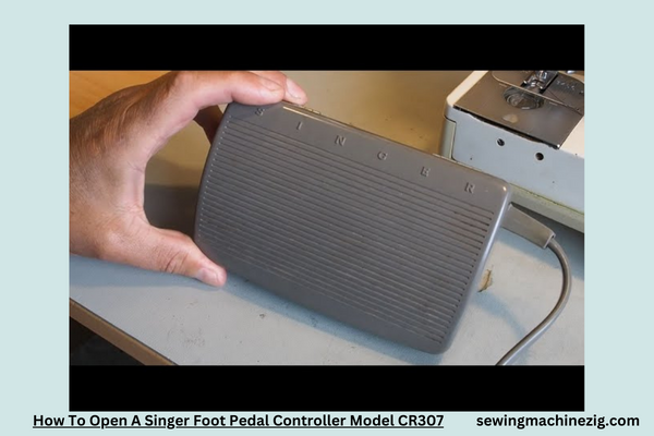 How To Open A Singer Foot Pedal Controller Model CR307