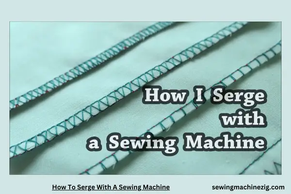 How To Serge With A Sewing Machine Easy Guide (2023) – SewingMachineZig