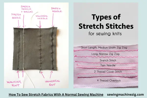 How To Sew Stretch Fabrics With A Normal Sewing Machine