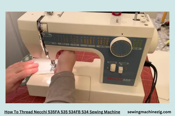 How To Thread Necchi 535FA 535 534FB 534 Sewing Machine