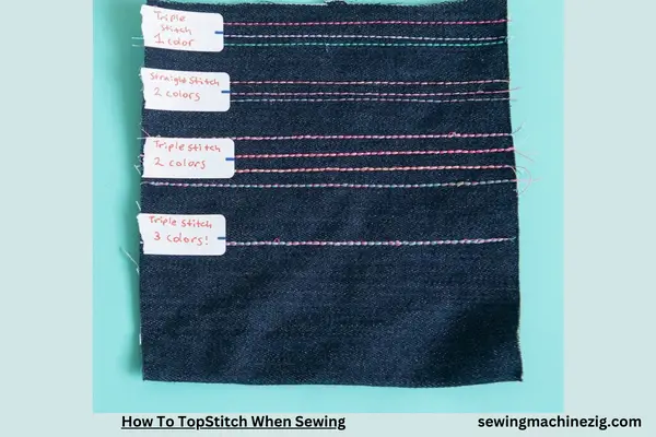 How To TopStitch When Sewing