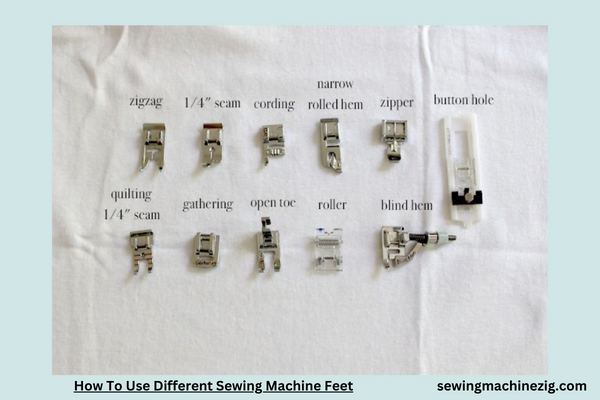 How To Use Different Sewing Machine Feet 1