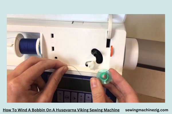 How To Wind A Bobbin On A Husqvarna Viking Sewing Machine 1